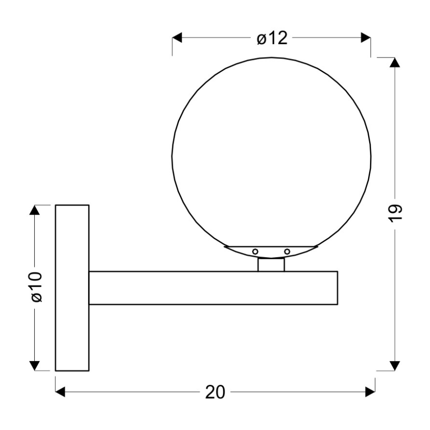 Luz de parede KAMA 1xG9/28W/230V