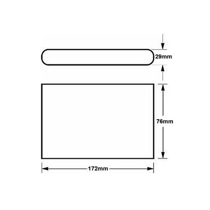 Luz de parede LED de exterior FLOW LED/6W/230V IP54 preto antigo