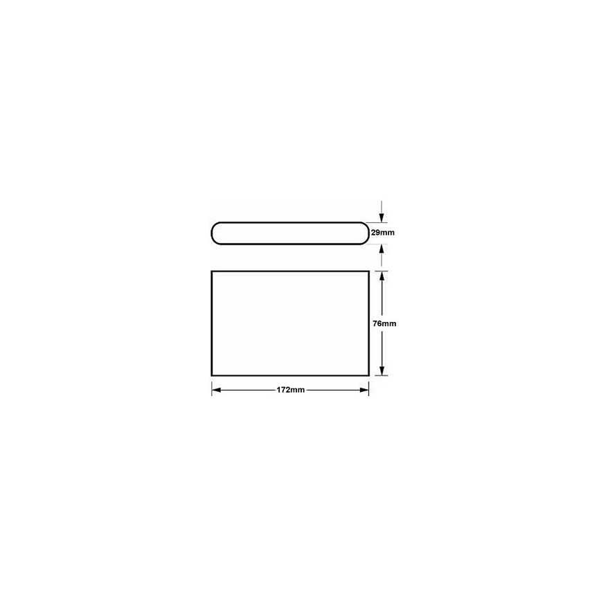 Luz de parede LED de exterior FLOW LED/6W/230V IP54 preto antigo