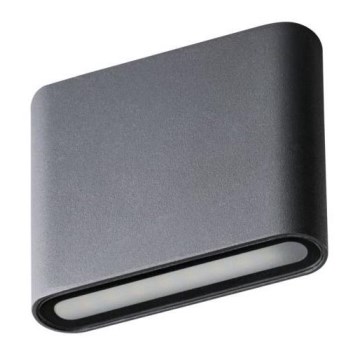 Luz de parede LED de exterior GARTO LED/8W/230V grafite