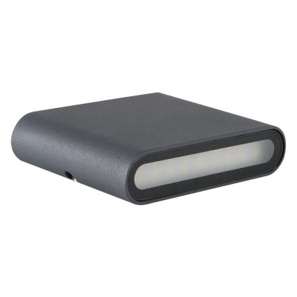 Luz de parede LED de exterior GARTO LED/8W/230V grafite