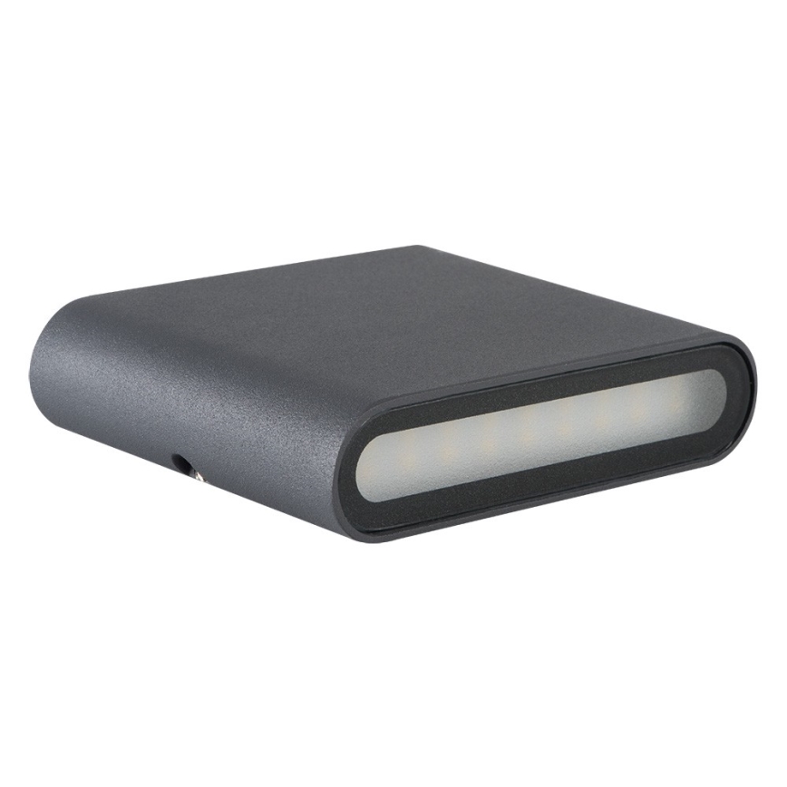 Luz de parede LED de exterior GARTO LED/8W/230V grafite