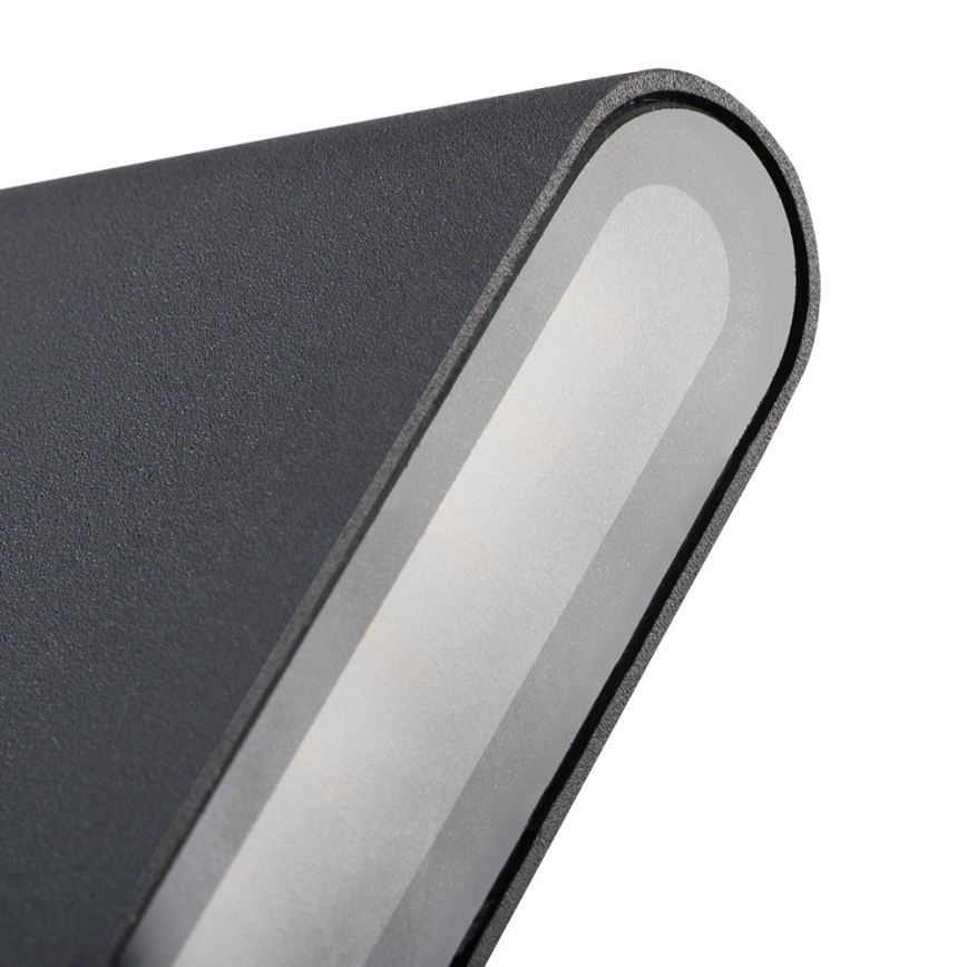 Luz de parede LED de exterior GARTO LED/8W/230V grafite