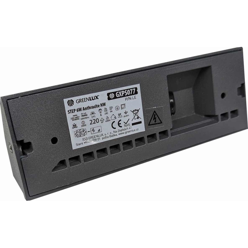 Luz de parede LED de exterior LED/6W/230V IP54