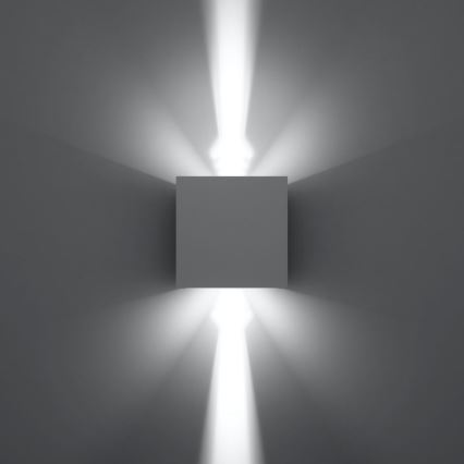 Luz de parede LED de exterior LUCA LED/6W/230V IP54