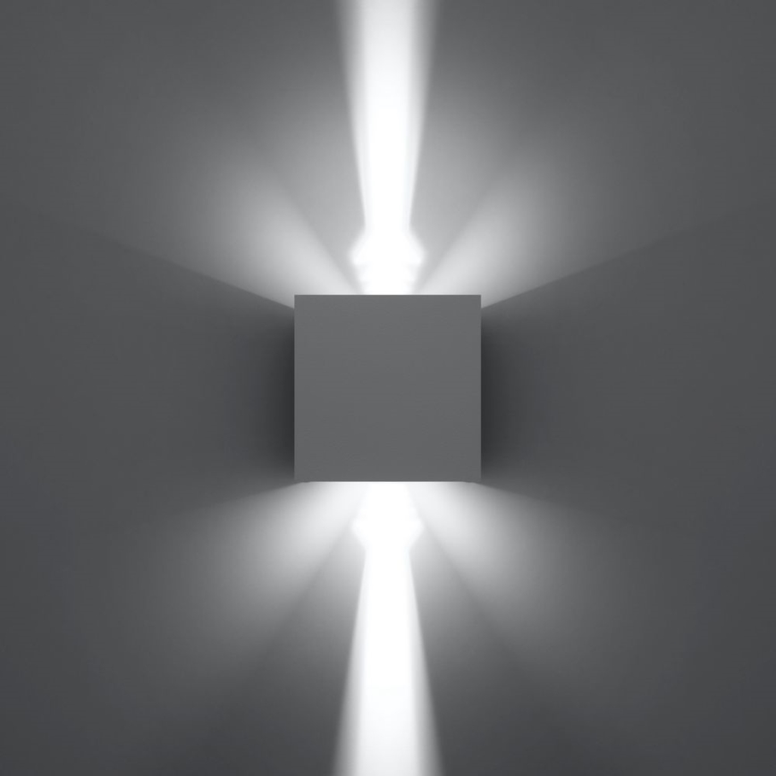 Luz de parede LED de exterior LUCA LED/6W/230V IP54