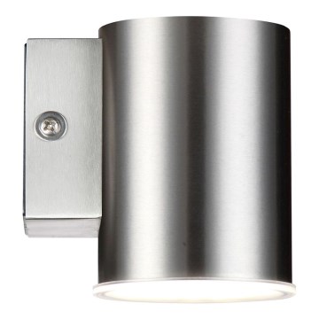 Luz de parede LED de exterior NIVERO LED/6,5W cromo mate IP44