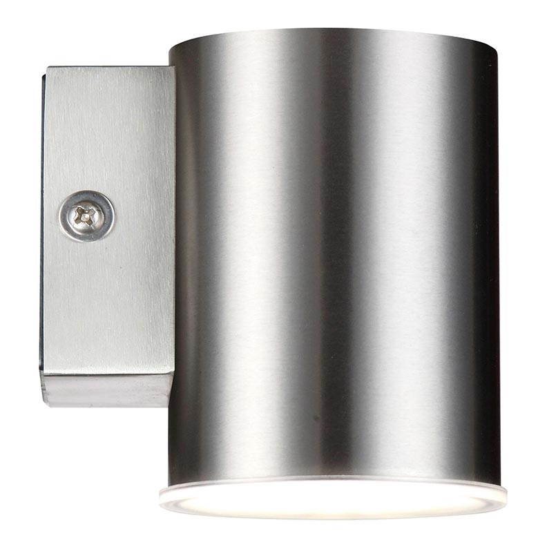 Luz de parede LED de exterior NIVERO LED/6,5W cromo mate IP44