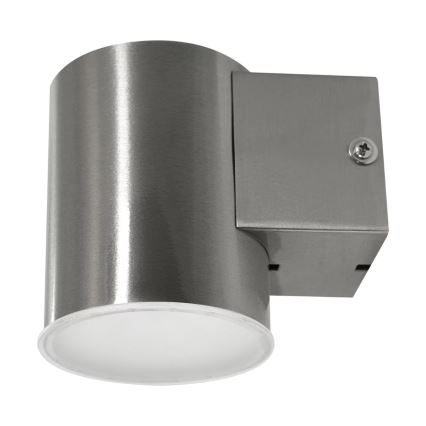 Luz de parede LED de exterior NIVERO LED/6,5W cromo mate IP44