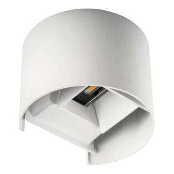 Luz de parede LED de exterior REKA LED/7W/230V IP54 branco