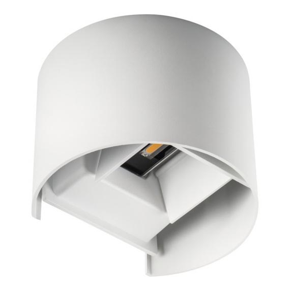 Luz de parede LED de exterior REKA LED/7W/230V IP54 branco