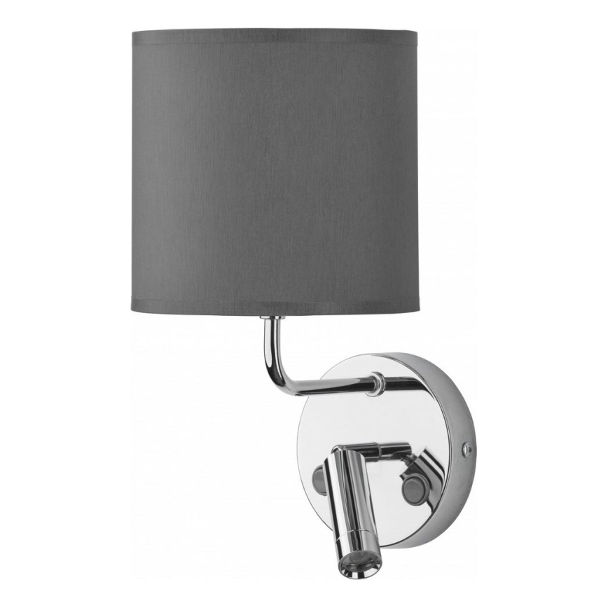 Luz de parede LED FIORENZO 1xE27/60W/230V + LED/3W