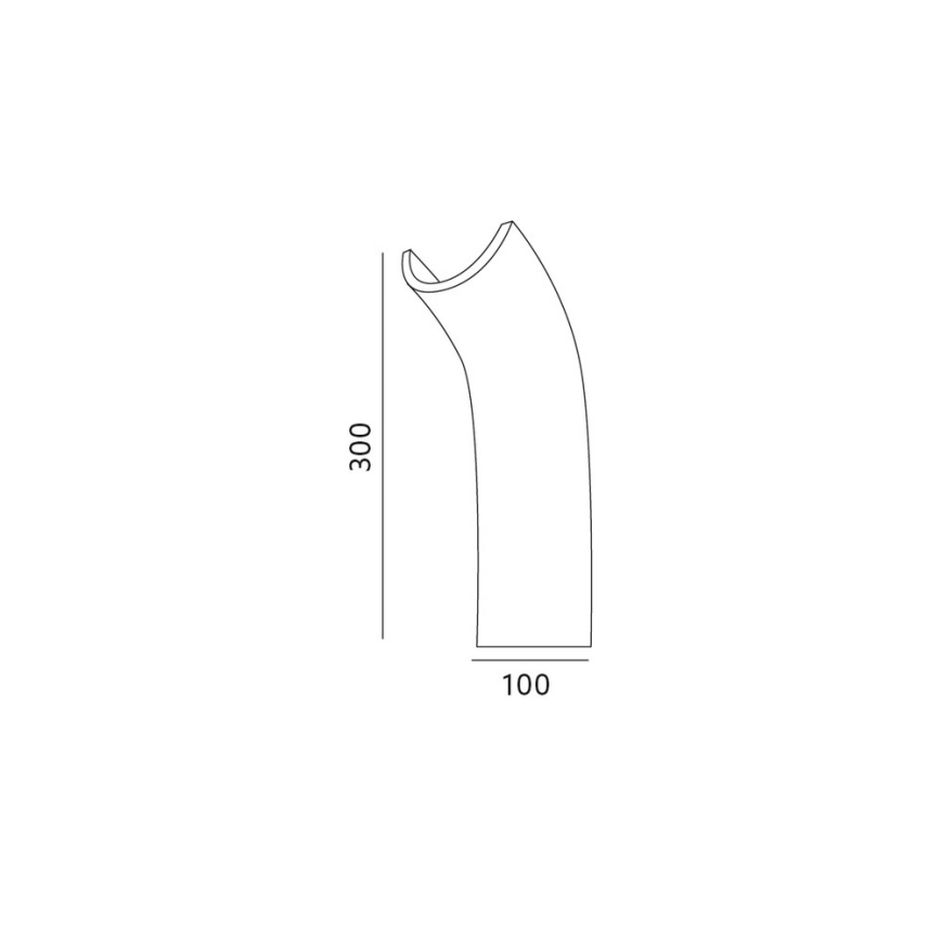 Luz de parede LED RARO LED/4,2W/230V