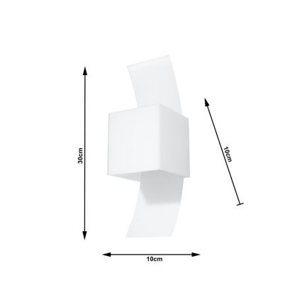 Luz de parede LIMA 1xG9/40W/230V branco