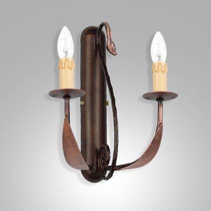 Luz de parede LOARA 2xE14/60W/230V