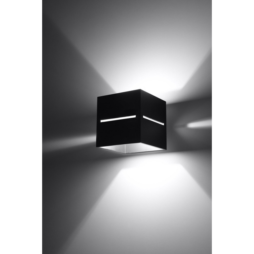Luz de parede LOBO 1xG9/40W/230V preto antigo