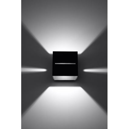 Luz de parede LOBO 1xG9/40W/230V preto antigo