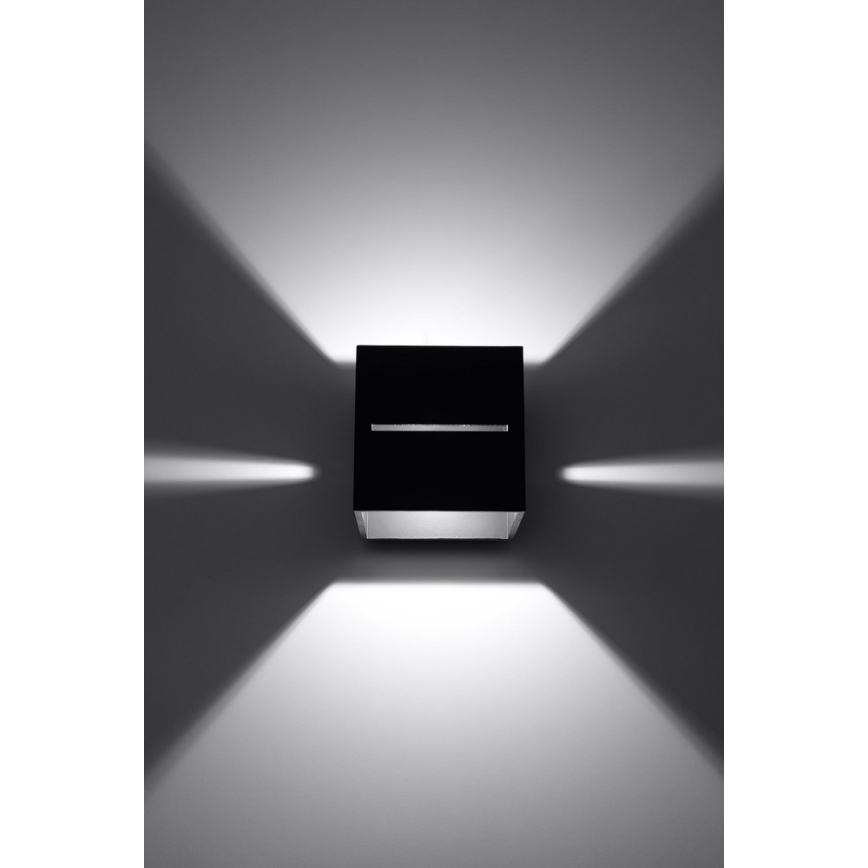 Luz de parede LOBO 1xG9/40W/230V preto antigo