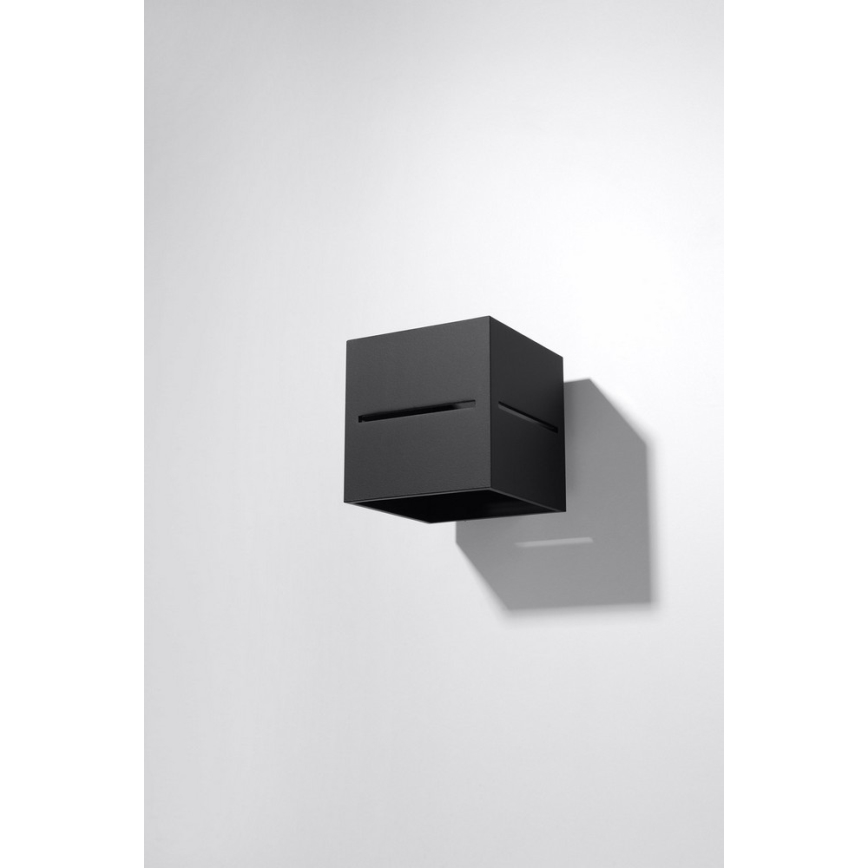 Luz de parede LOBO 1xG9/40W/230V preto antigo