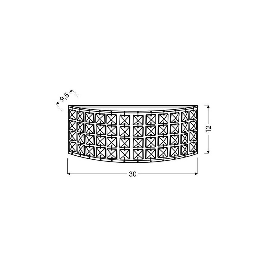 Luz de parede LORDS 1xE14/40W/230V