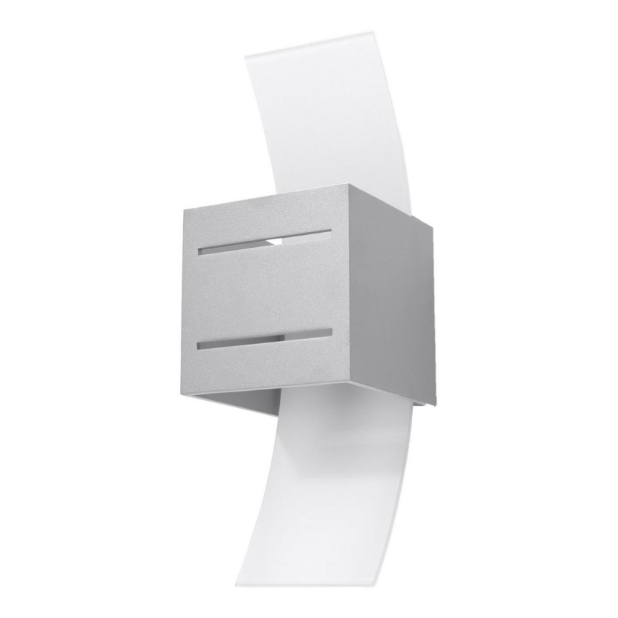 Luz de parede LORETO 1xG9/40W/230V cinzento