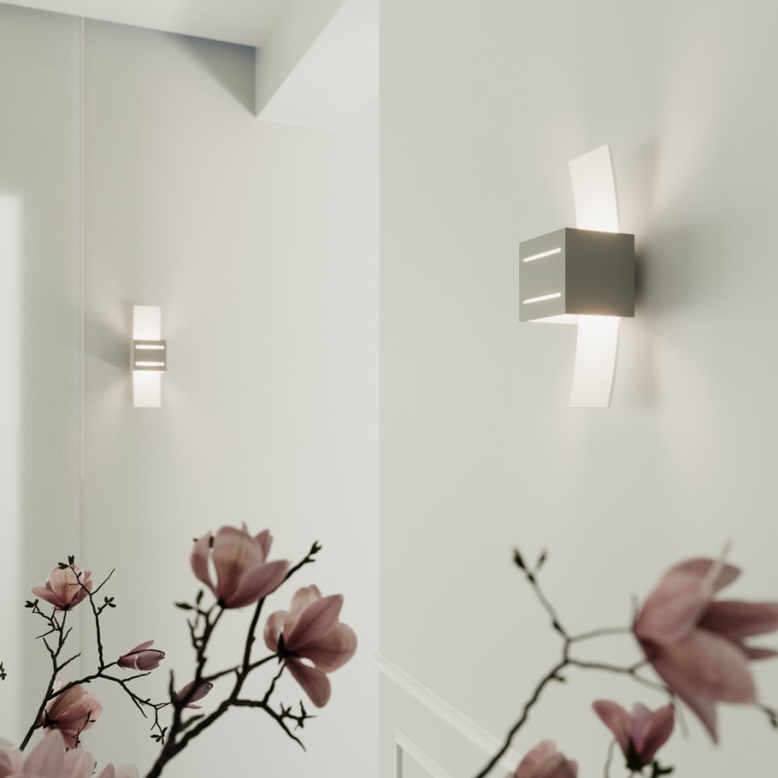 Luz de parede LORETO 1xG9/40W/230V cinzento