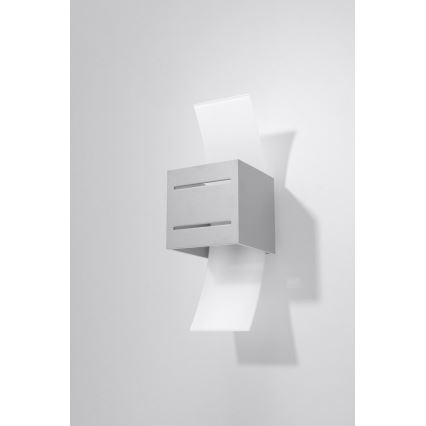 Luz de parede LORETO 1xG9/40W/230V cinzento