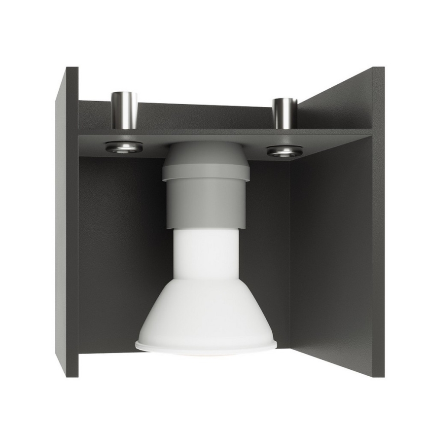 Luz de parede LORETO 1xG9/40W/230V cinzento