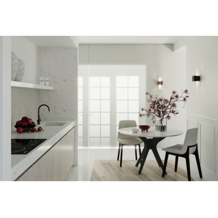 Luz de parede LORETO 1xG9/40W/230V preto antigo
