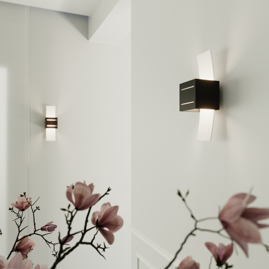 Luz de parede LORETO 1xG9/40W/230V preto antigo