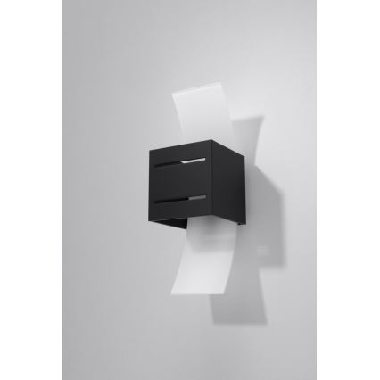 Luz de parede LORETO 1xG9/40W/230V preto antigo