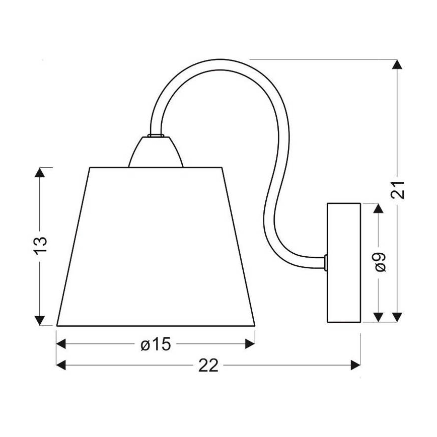Luz de parede LUK 1xE14/40W/230V
