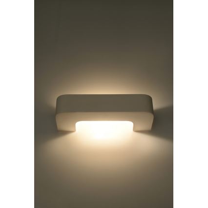 Luz de parede MAGNET 1xE27/60W/230V branco