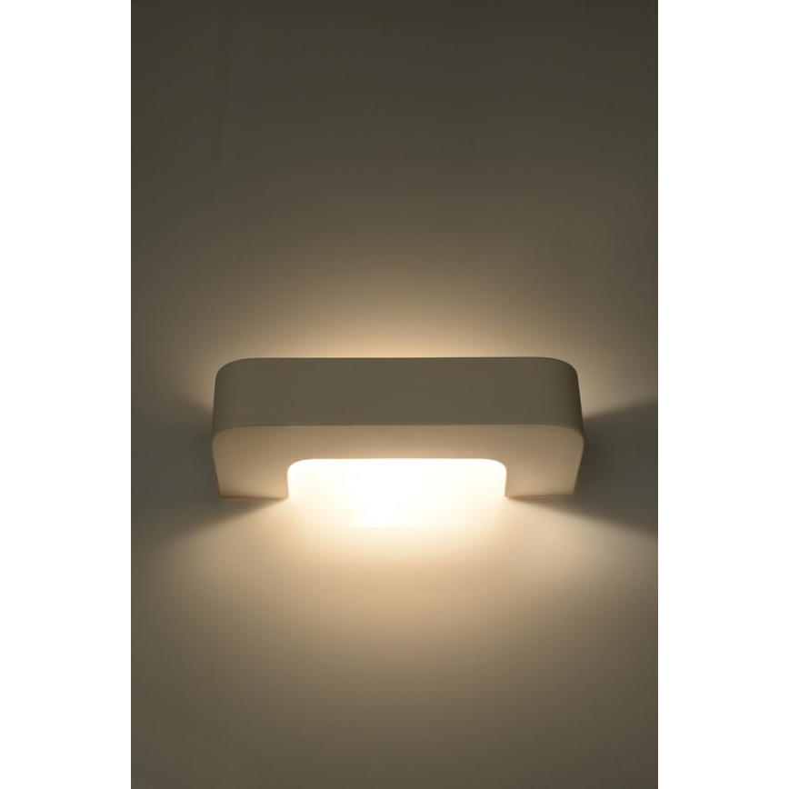 Luz de parede MAGNET 1xE27/60W/230V branco