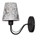 Luz de parede MALBO II 1xE27/15W/230V preto antigo