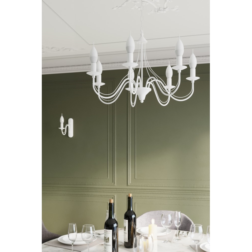 Luz de parede MINERWA 1xE14/40W/230V branco