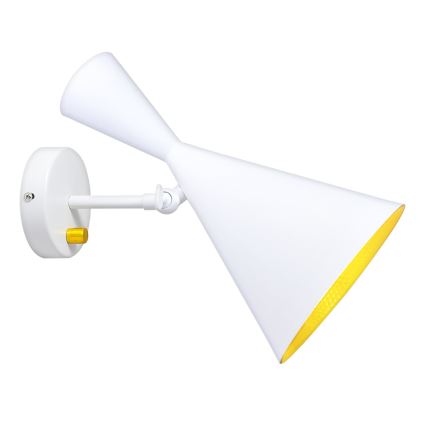 Luz de parede MODERN 1xE27/20W/230V branco