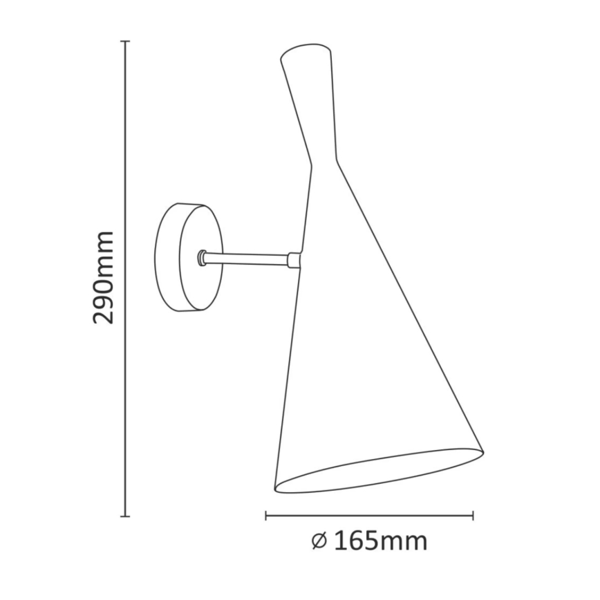 Luz de parede MODERN 1xE27/20W/230V branco