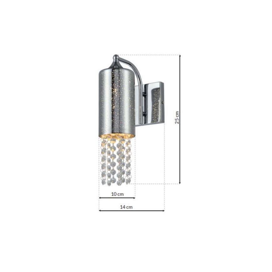 Luz de parede MOONLIGHT 1xE14/40W/230V