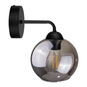 Luz de parede OSMO 1xE27/60W/230V preto antigo