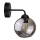 Luz de parede OSMO 1xE27/60W/230V preto antigo