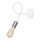 Luz de parede OXFORD 1xE27/15W/230V branco