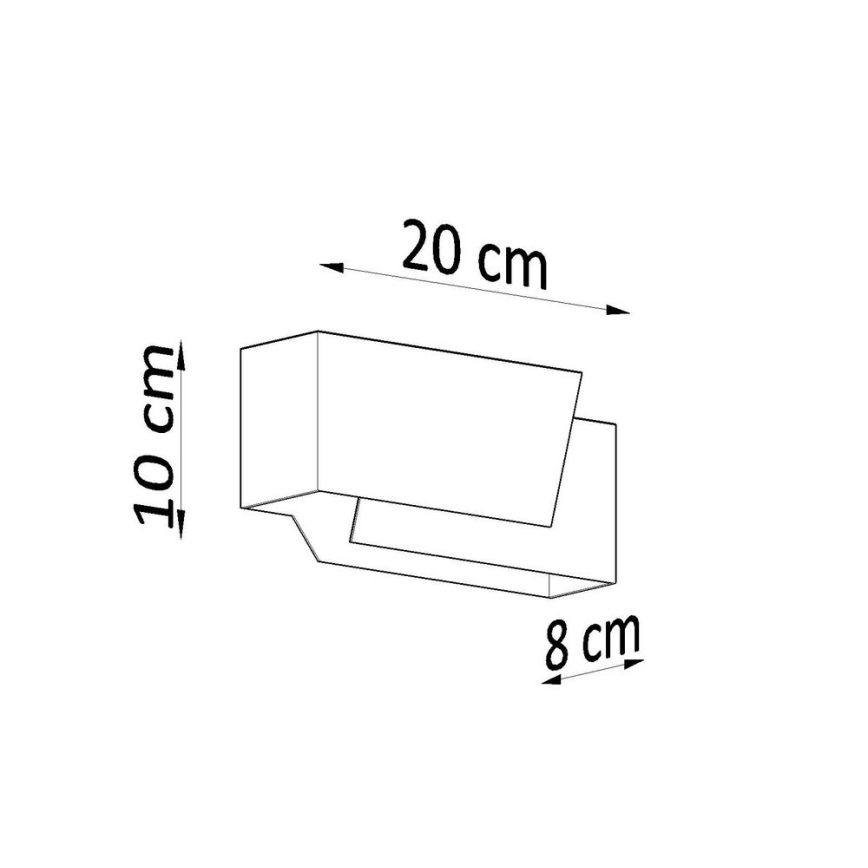 Luz de parede PIEGARE 1xG9/40W/230V