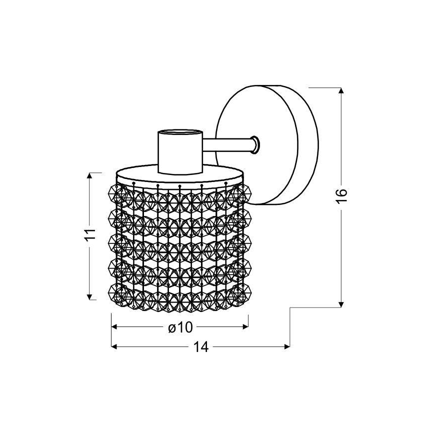 Luz de parede ROYAL 1xG9/40W/230V