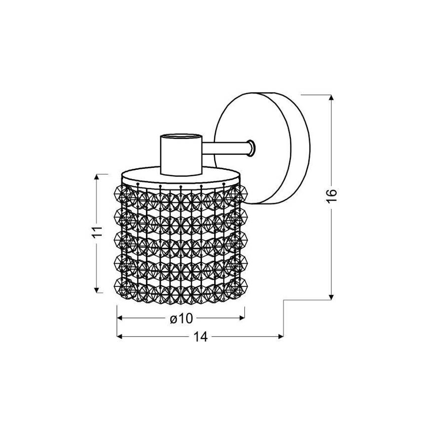 Luz de parede ROYAL 1xG9/40W/230V