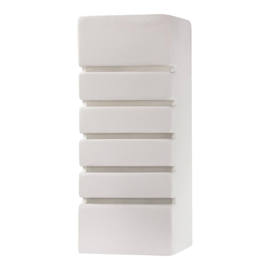 Luz de parede SAMIR 1xE27/60W/230V branco