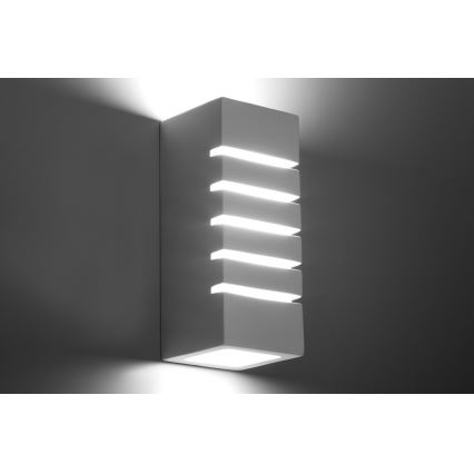 Luz de parede SAMIR 1xE27/60W/230V branco