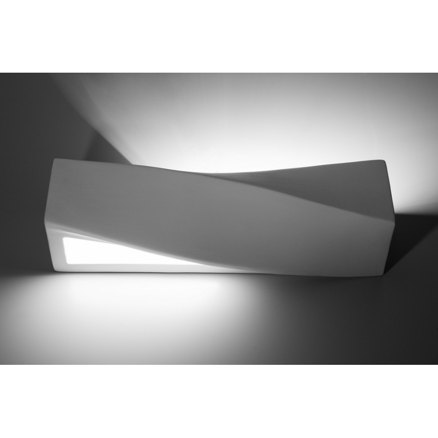 Luz de parede SIGMA 1xE27/60W/230V branco