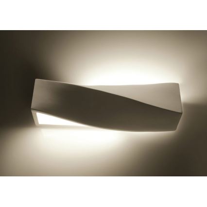Luz de parede SIGMA 1xE27/60W/230V branco