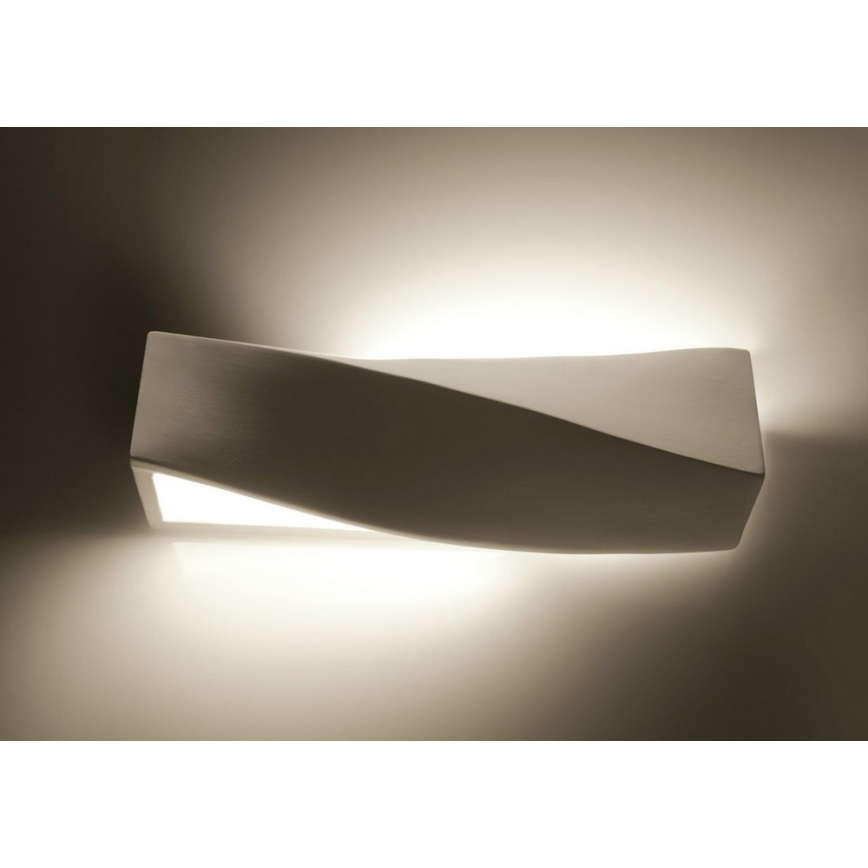 Luz de parede SIGMA 1xE27/60W/230V branco